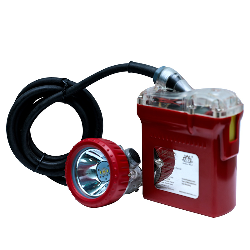 K5-D mining cap lampe Maroon farve